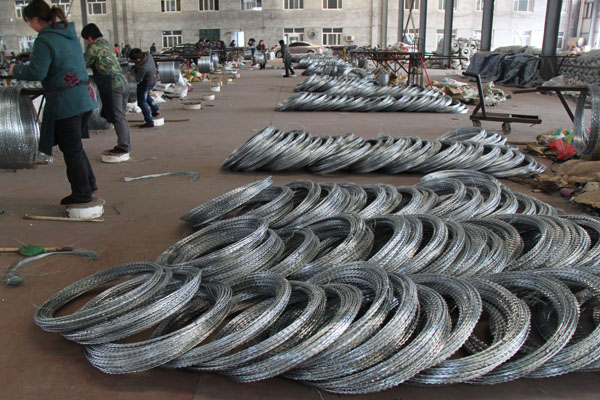 Razor Wire Finished Goods Zone